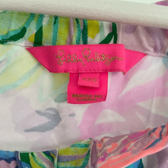 Loved, EUC Lilly Pulitzer Women’s off-shoulder Mermaid Print Romper Sz XXS SS19 - Picture 8 of 12